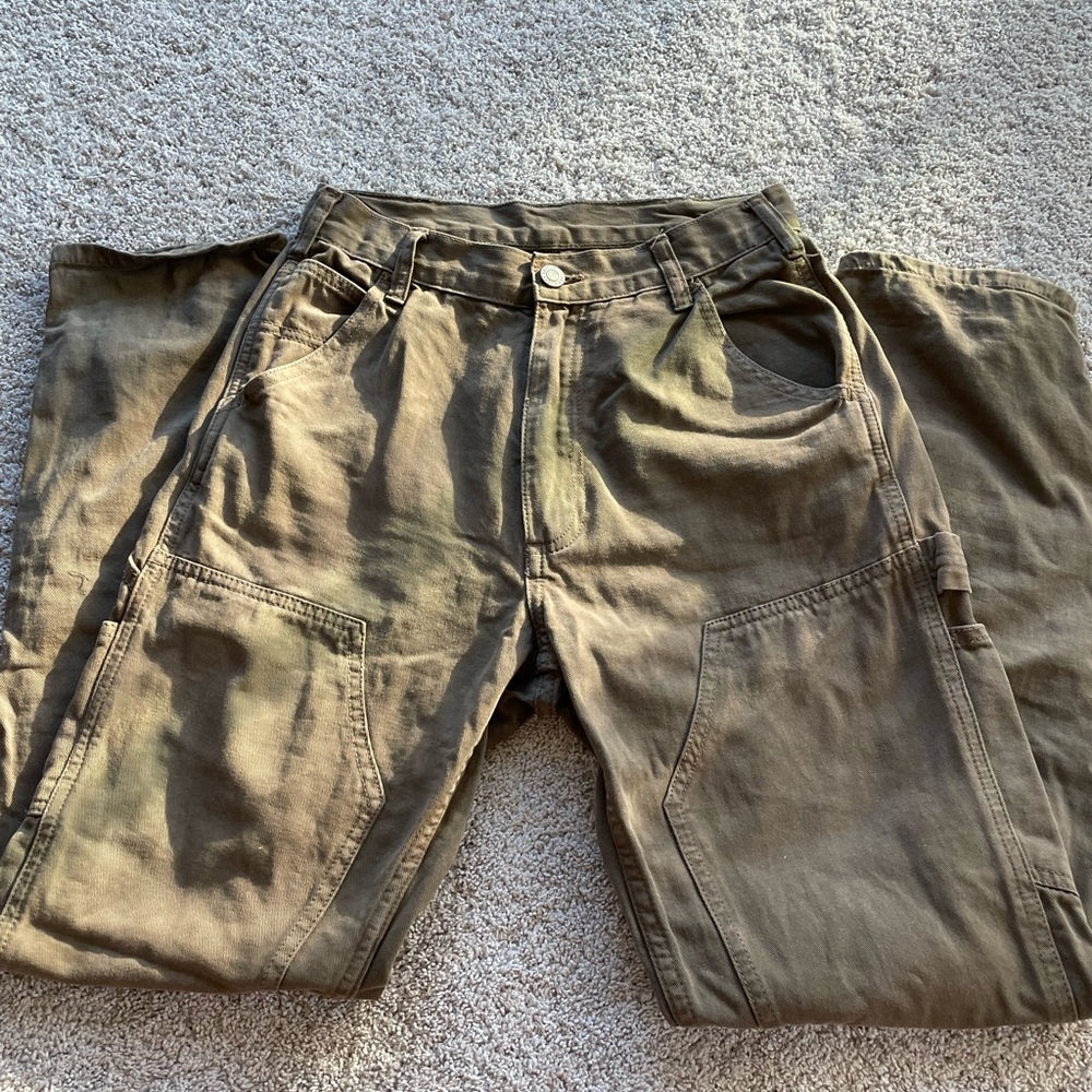 Brandy Melville Olive Straight Leg Jeans